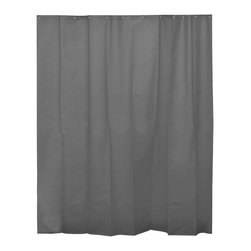 Evideco - Extra Long Shower Curtain Liner Plastic 71W x 79H, Gray - Shower Curtains