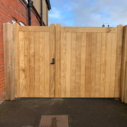 a series of timber gates - Home Fencing And Gates