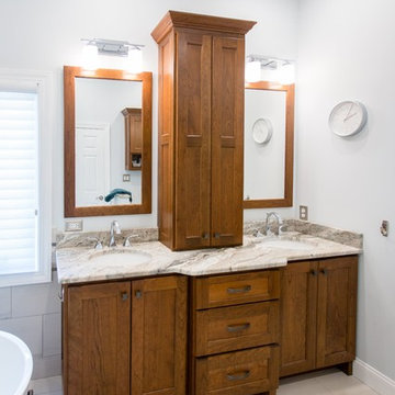 Fantasy Brown Marble Vanity