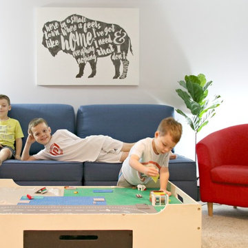 Kids Basement Makeover