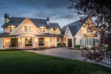 Example of a classic exterior home design in Vancouver