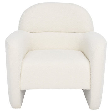 Safavieh Couture Bellamaria Boucle Accent Chair Ivory