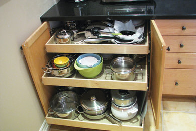 pull-out shelves
