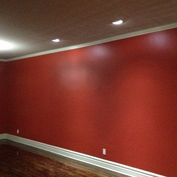 Painting Red in Benjamin Moore Aura
