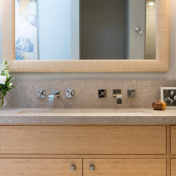 Atrium Inspired Master Bathroom