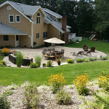Backyard landscape design