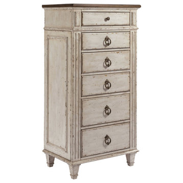 Emma Mason Signature Marvelous 6 Drawer Lingerie Chest in Fossil and Parchment