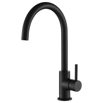 Lowa Single Handle Kitchen Bar Faucet, Matte Black, W/O Soap Dispenser