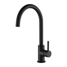 Lowa Single Handle Kitchen Bar Faucet, Matte Black, Without Soap Dispenser