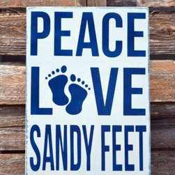 Handcrafted Beach House Decor Signs - Products