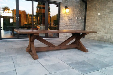 Custom outdoor table