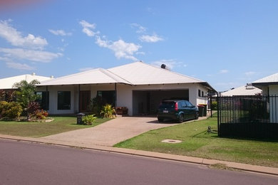Design ideas for a house exterior in Darwin.