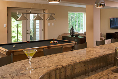 Basement - traditional basement idea in Baltimore
