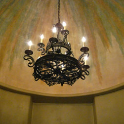 Rustic Iron Chandelier - Chandeliers