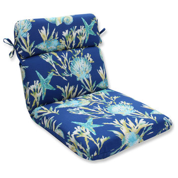 Daytrip Rounded Corners Chair Cushion, Pacific
