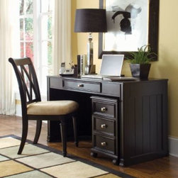 American Drew 919-595 Desk Camden - Black - Desks And Hutches
