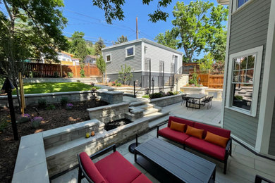 Minimalist home design photo in Denver