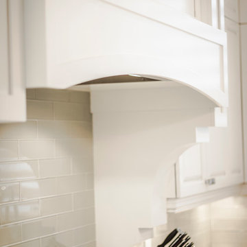 Transitional white kitchen
