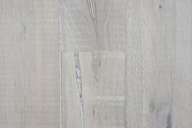 Rustic and worn style laminate floor