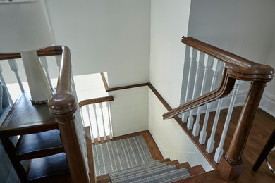 Elegant staircase photo in Bridgeport
