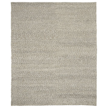 Calvin Klein Riverstone 10' x 14' Grey/Ivory Contemporary Indoor Area Rug