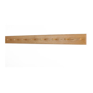 Solid Oak Shaker Peg Rack 4.5