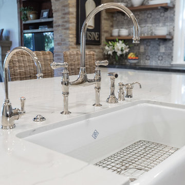 Farmhouse White Kitchen Remodel