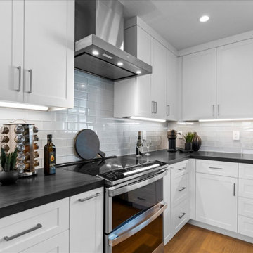 Smokey Blue: Almaden Valley Kitchen Remodel