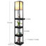 Brightech Maxwell Drawer Edition - Shelf & LED Floor Lamp Combination, Classic B