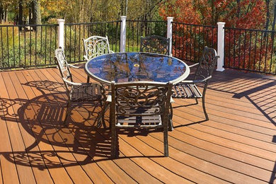 Deck - mid-sized contemporary deck idea in Cincinnati with no cover