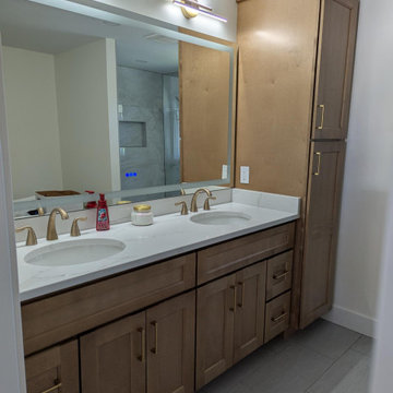 Custom inset kitchen and laundry with dry away