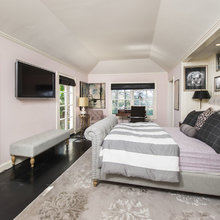 upholstered King bed