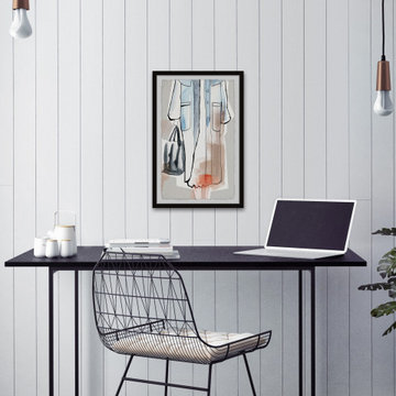 "The Doctor" Framed Painting Print