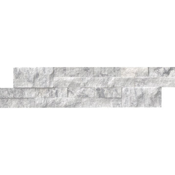 MSI LPNLMARACAR624 6" x 24" Rectangle Walls Tile - Textured - Arabescato