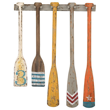 Sterling 351-10194 Hand Painted Oars Wall Display