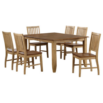 Brook 7 Piece 72" Rectangular Extendable Table Dining Set | Seats 8