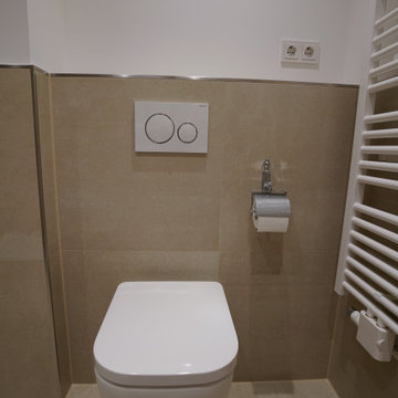 Aus einem Badezimmer wird ein Duschbad in München Bogenhausen