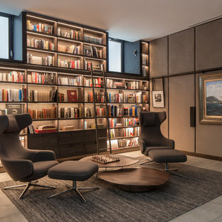 St John's Wood Family Home, Library