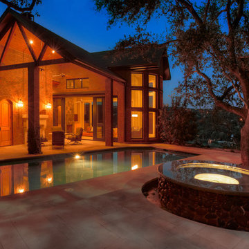 Lake Austin Waterfront Pool Cabana