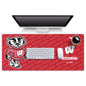 Wisconsin Badgers Logo Series Desk Pad