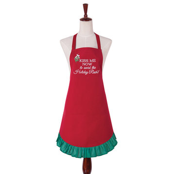 Kiss Me Now, To Avoid The Holiday Rush, Kitchen Apron