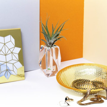 Crystal Rainbow Vase