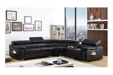 Large Leather corner Sofas