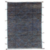 Oriental Rug Berber Maroccan Design 10'7"x7'11" Hand Knotted Carpet