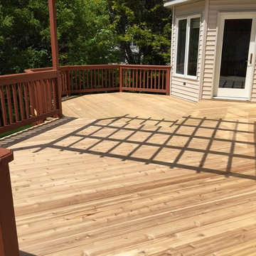 Cedar Pergola Deck