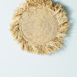 Fringed Hanging Basket - Decorative Accents