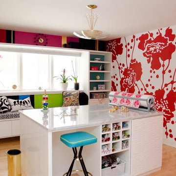 Bright and Beautiful Craft Room