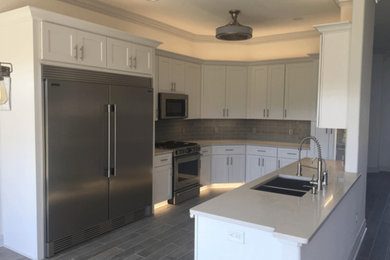 Example of a kitchen design in Other