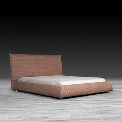 ELISSE MODERN BROWN BED - Beds