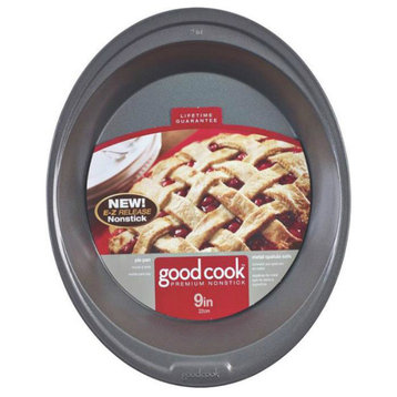 Good Cook Premium Bakeware Pie Pan, Non Stick, 9"